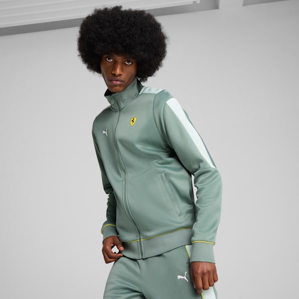 Veste Scuderia Ferrari Race MT7 Homme, Green Moon, extralarge